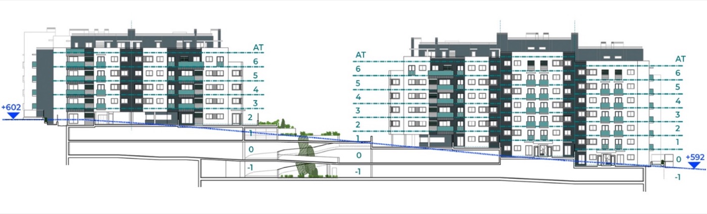 Esquema de «VALDEMORO», vivienda colectiva libre en MADRID