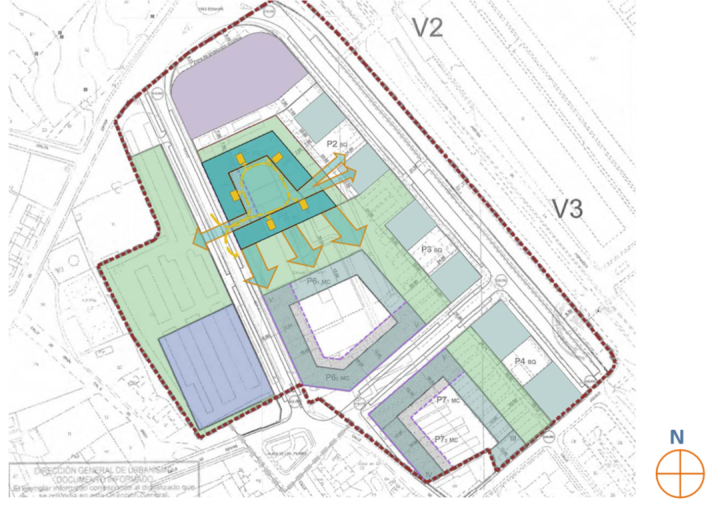 Esquema de «BARAJAS», vivienda colectiva libre en BARAJAS