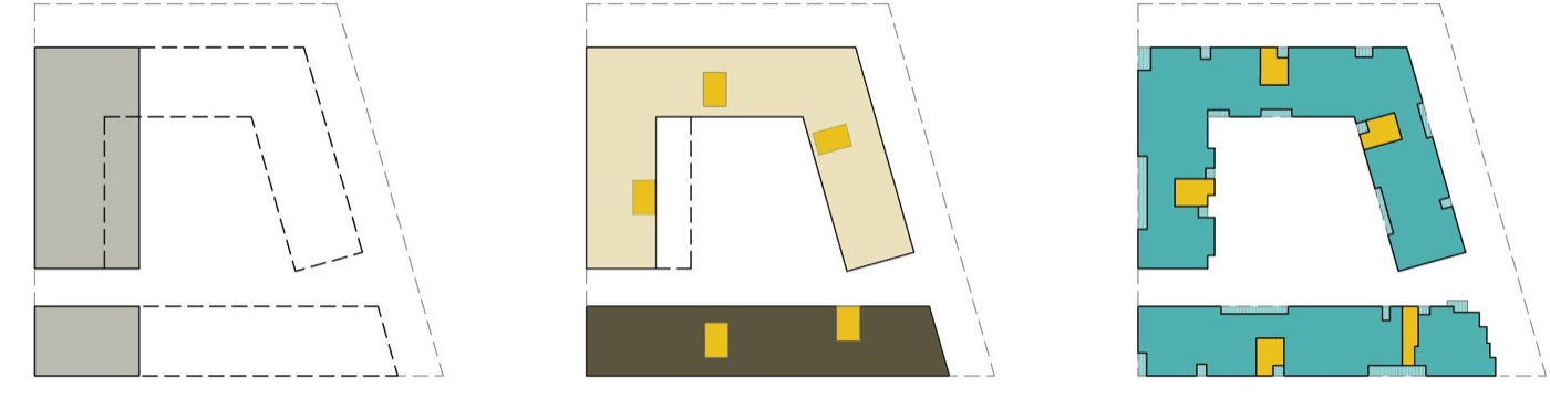 Esquema de «BARAJAS», vivienda colectiva libre en BARAJAS