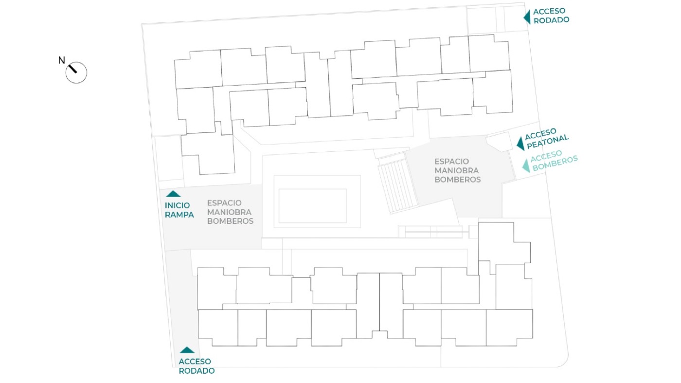 Esquema de «ARPO 6D», vivienda colectiva VPPL en MADRID
