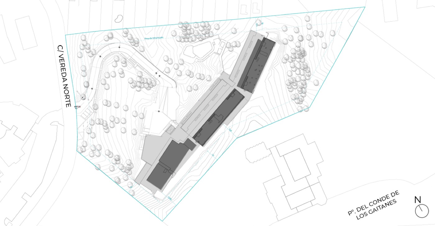 Esquema de «VEREDA NORTE SENIOR LIVING», dotacional en MADRID